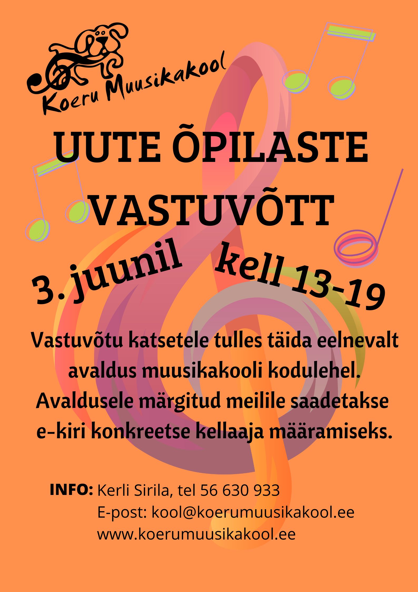 UUTE ÕPILASTE VASTUVÕTT